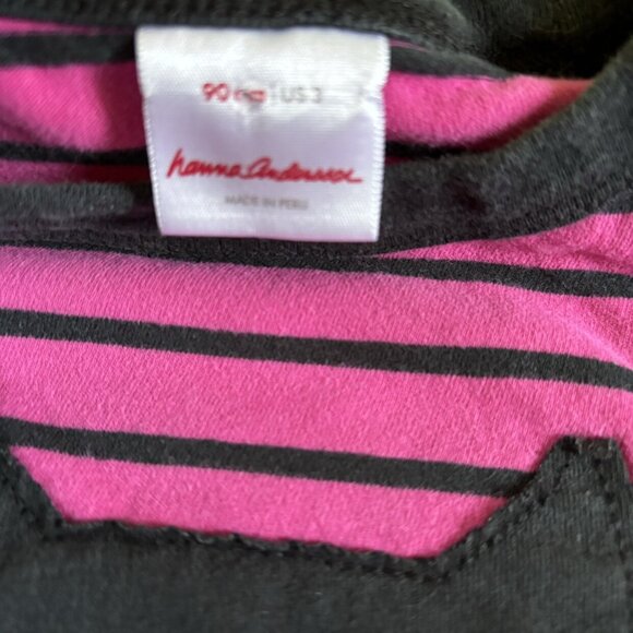 Hanna Andersson Kitty Halloween Raglan Tee Size 90 - Picture 3 of 4